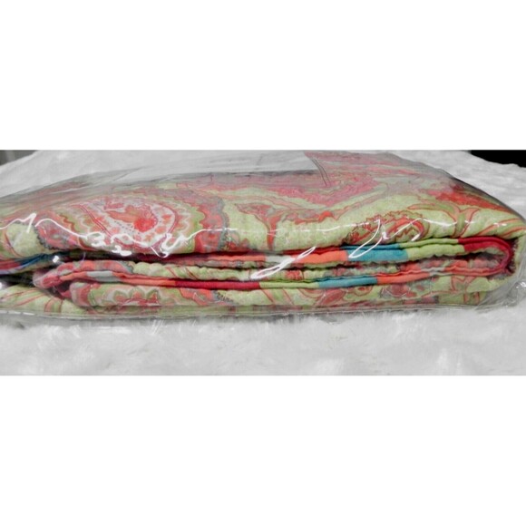 Winston Thomas Pink Paisley Standard Pillow Sham NOS - Picture 4 of 6